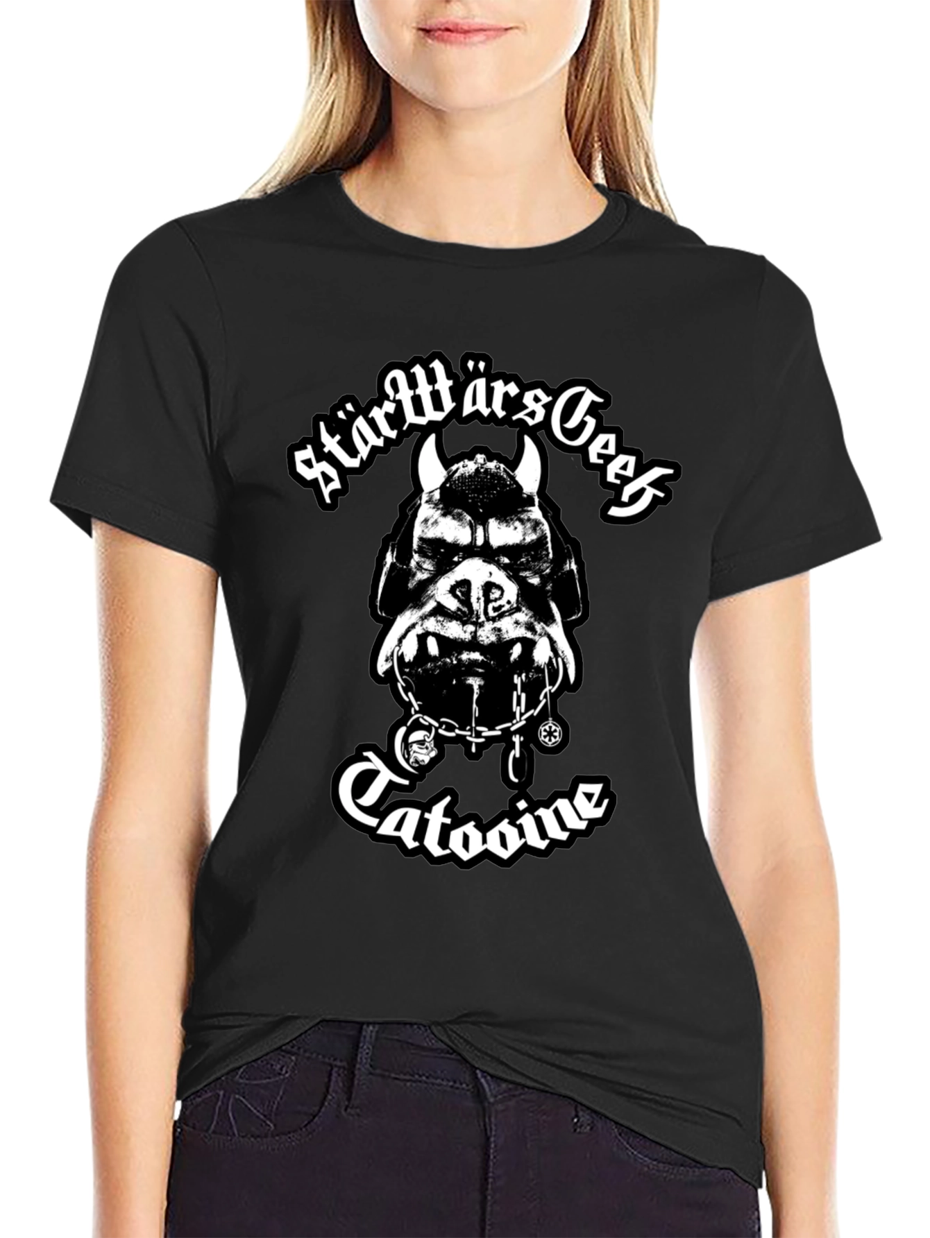 Star Wars Geek Tattooine Black T-Shirt