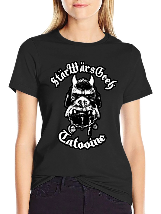 Star Wars Geek Tattooine Black T-Shirt