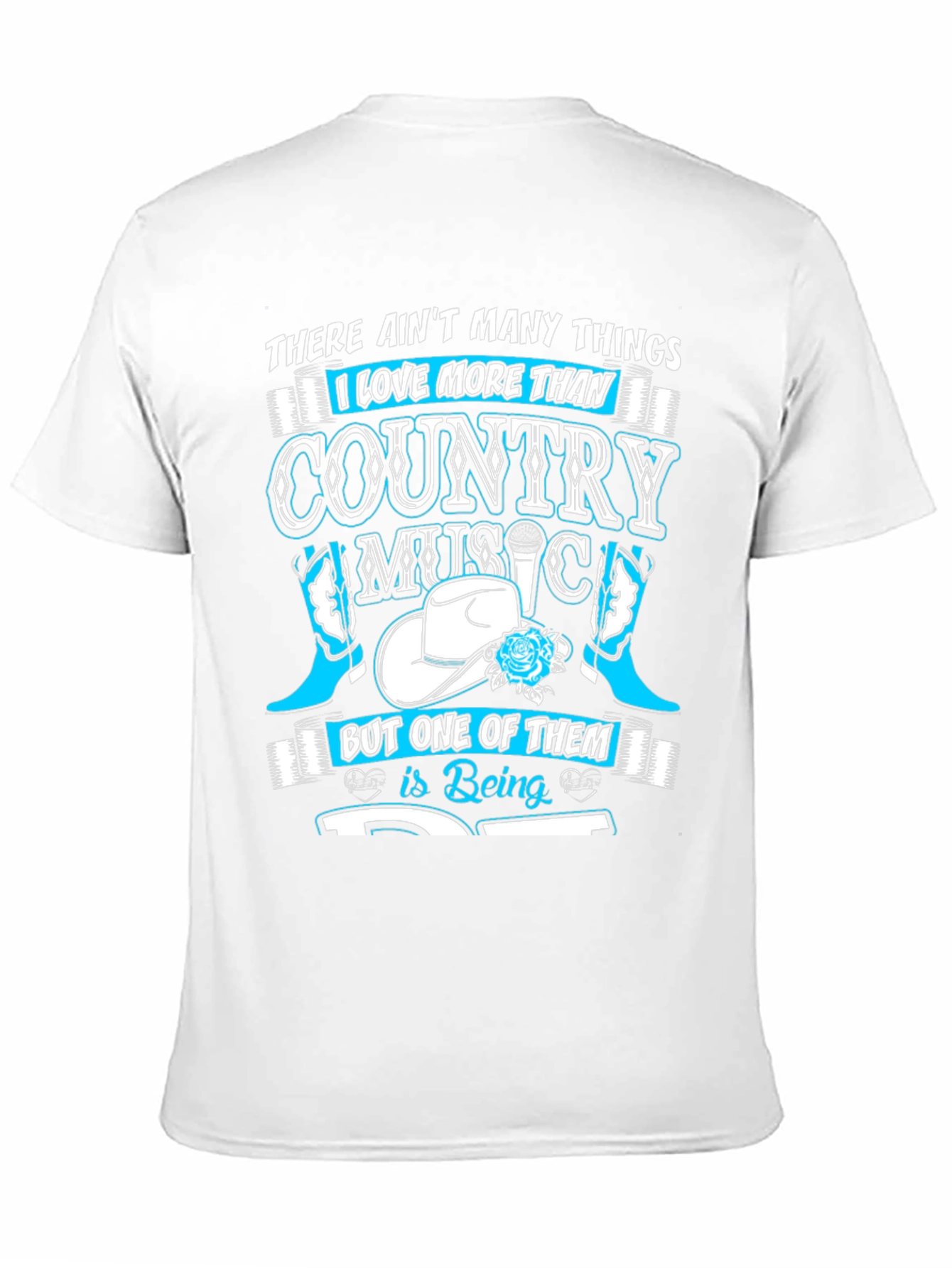 Country Music Lover Black T-Shirt