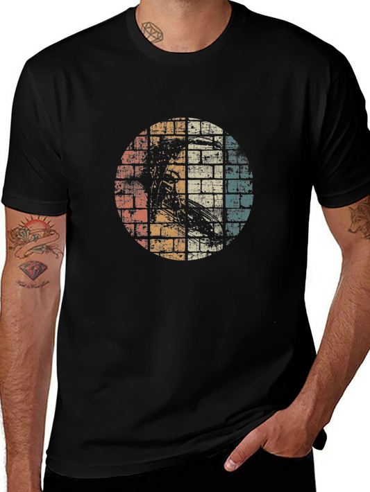 Retro Brick Wall T-Shirt