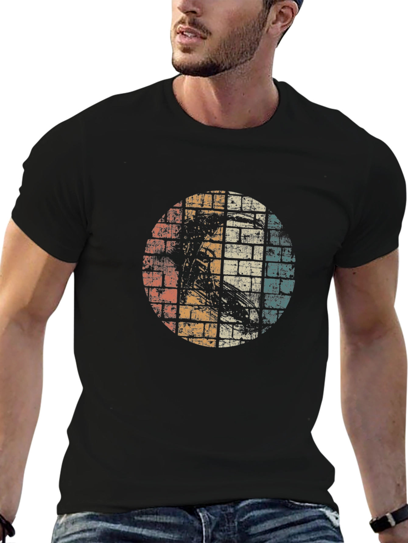 Retro Brick Wall T-Shirt