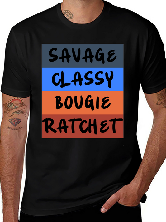 Savage Classy Bougie Ratchet Graphic Tee