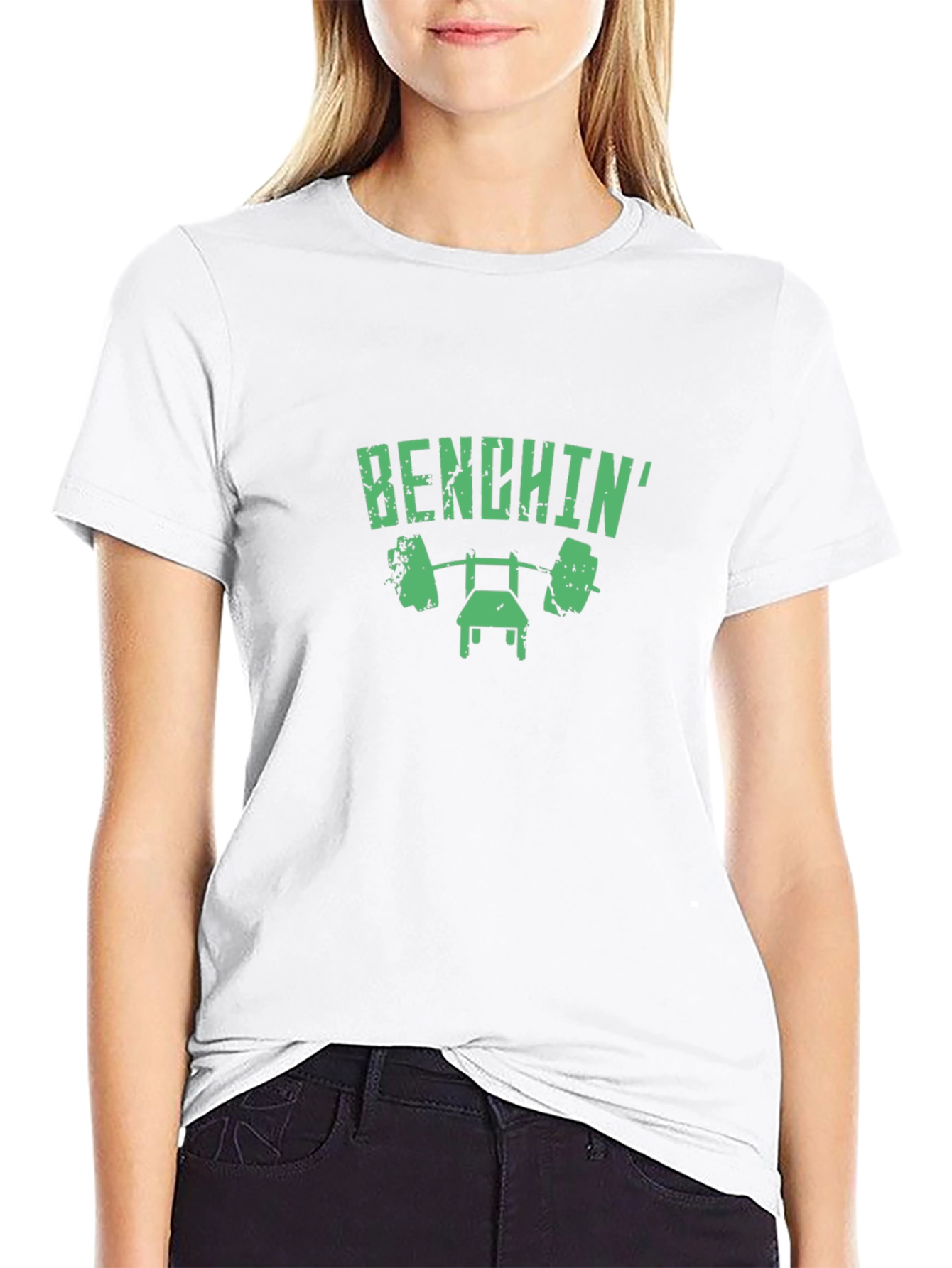 Bench Pressing T-Shirt - Gym Workout Apparel