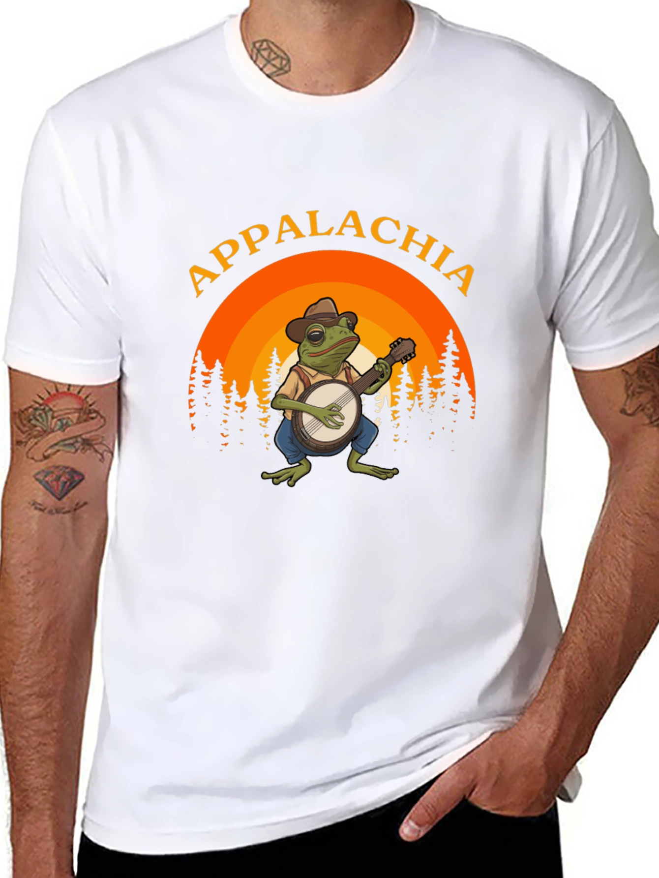 Appalachia Frog Banjo T-Shirt