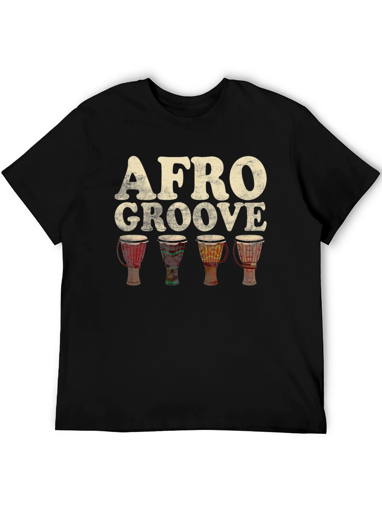Afro Groove Djembe Drum T-Shirt