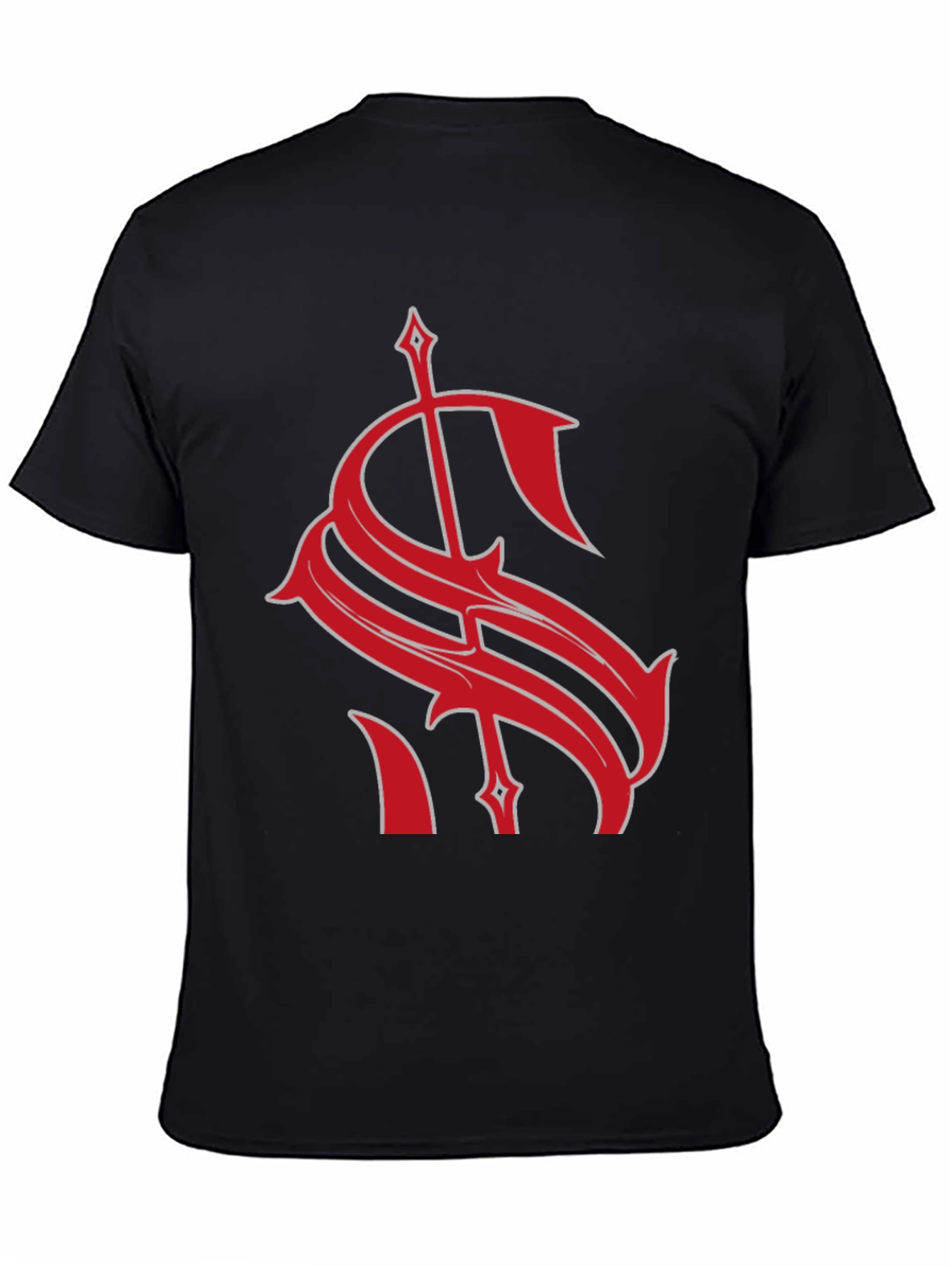 Bold Red Graphic Tee - Statement Dollar Sign Design