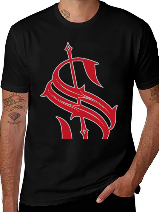Bold Red Graphic Tee - Statement Dollar Sign Design