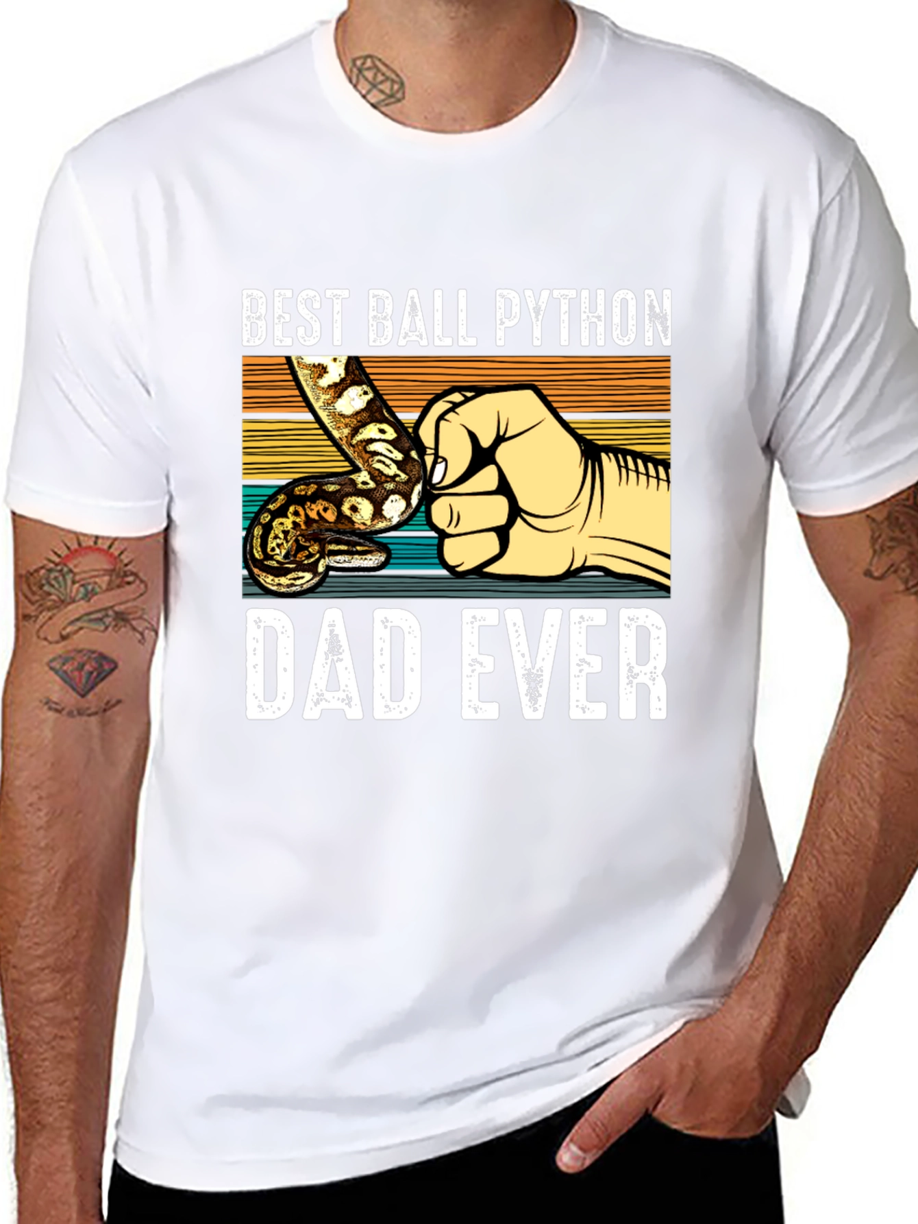 Best Ball Python Dad Ever T-Shirt