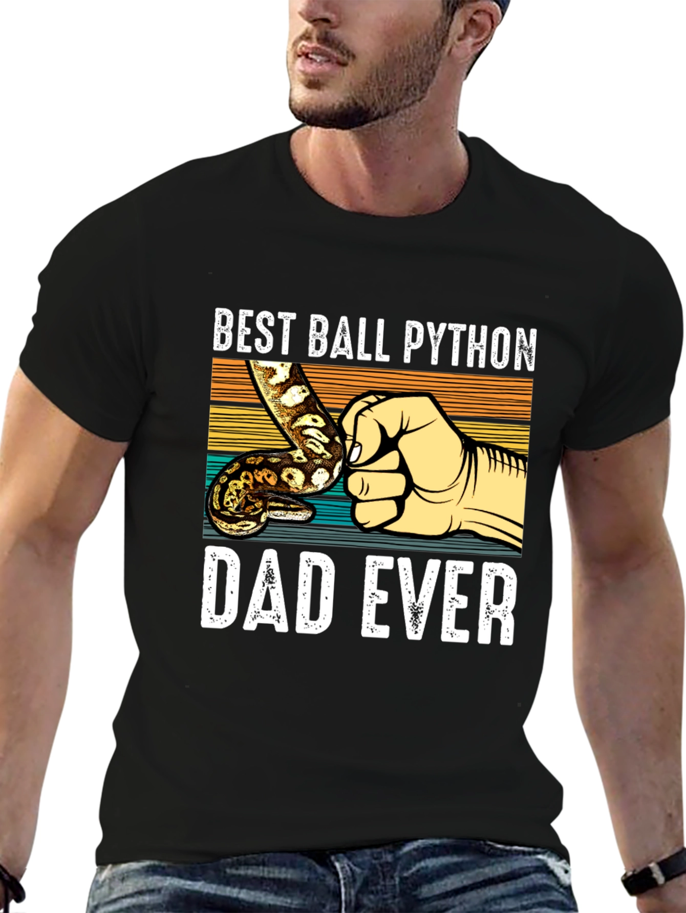 Best Ball Python Dad Ever T-Shirt