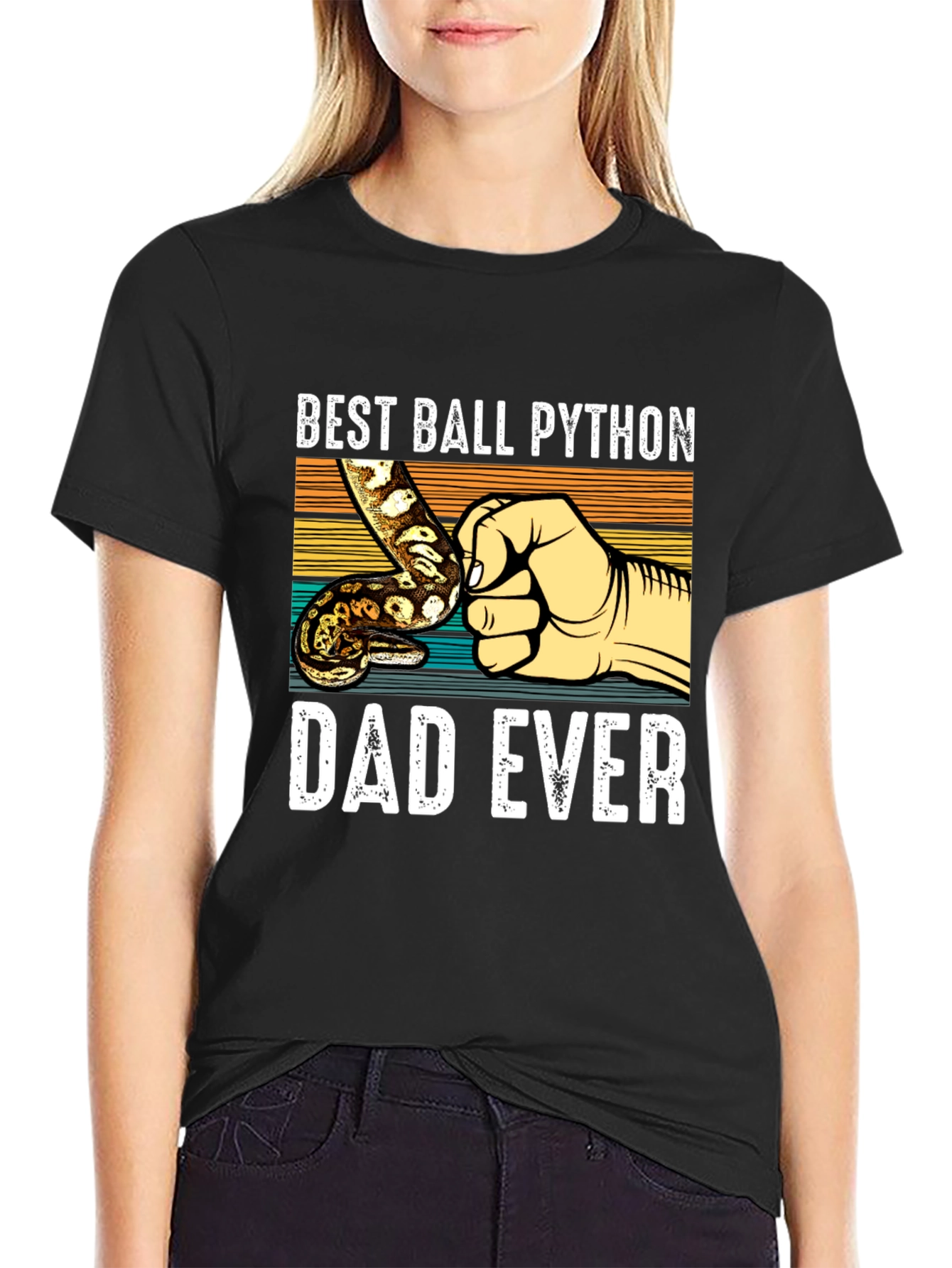 Best Ball Python Dad Ever T-Shirt