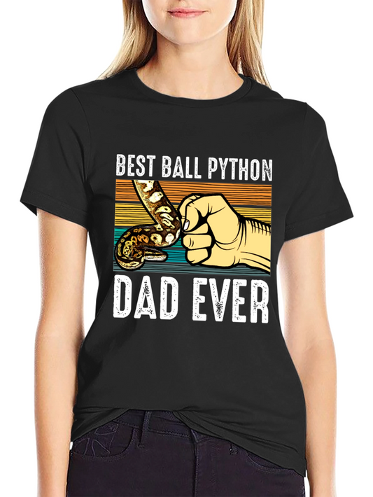 Best Ball Python Dad Ever T-Shirt