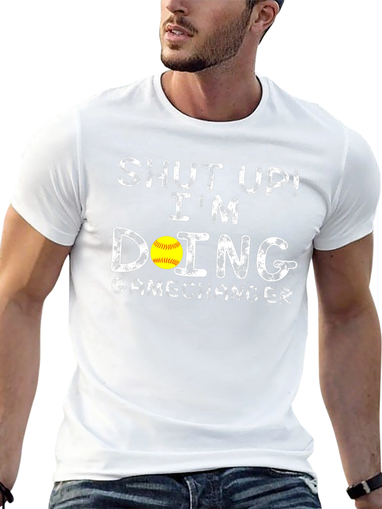 Shut Up! Im Doing Gamechanger Softball T-Shirt