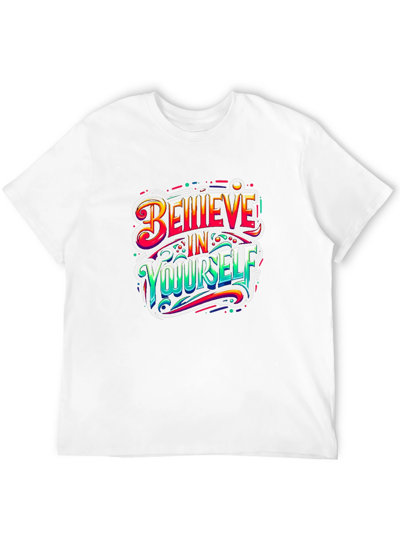 Believe in Yourself Graphic Tee - Black