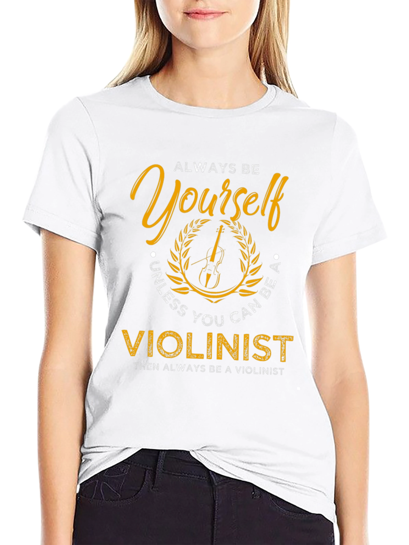 Always Be Yourself Violinist Graphic Tee