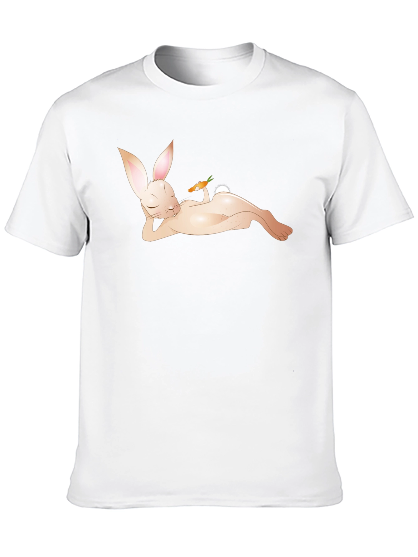 Cool Bunny Graphic Black T-Shirt