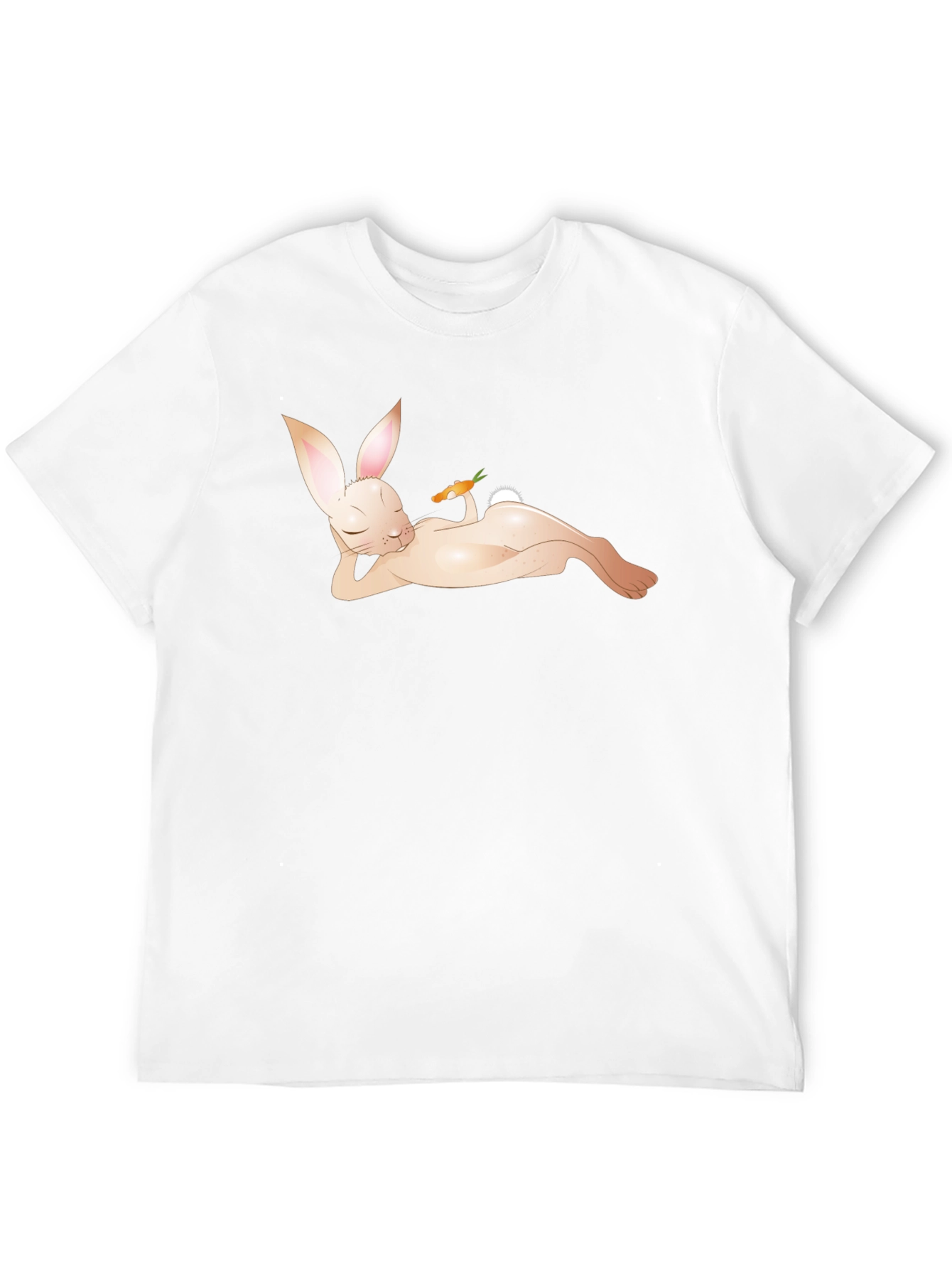 Cool Bunny Graphic Black T-Shirt