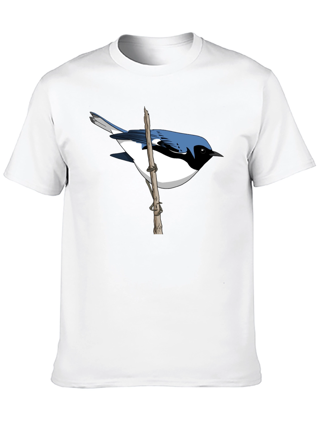 Blue Bird on Branch Graphic Tee