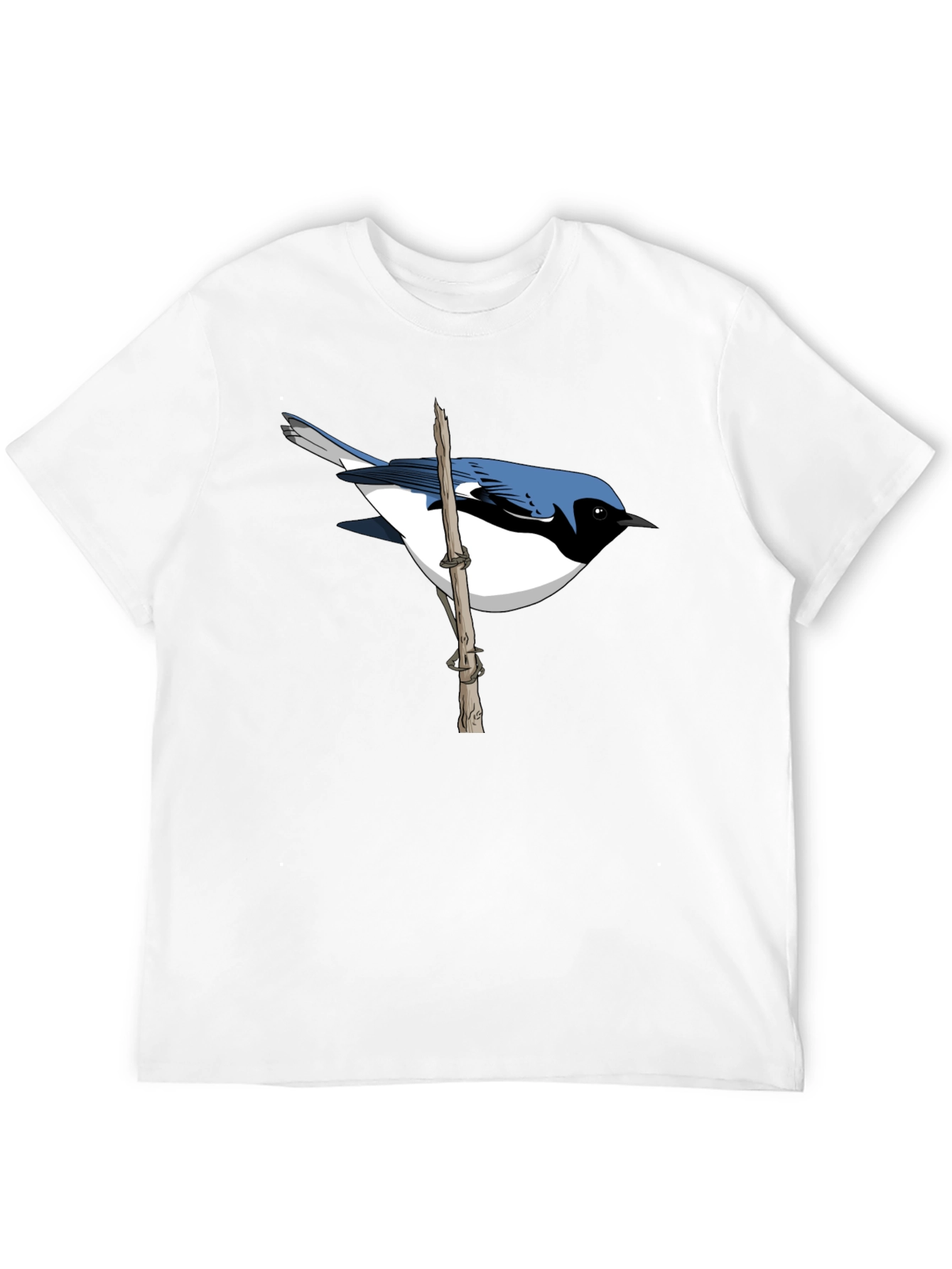 Blue Bird on Branch Graphic Tee