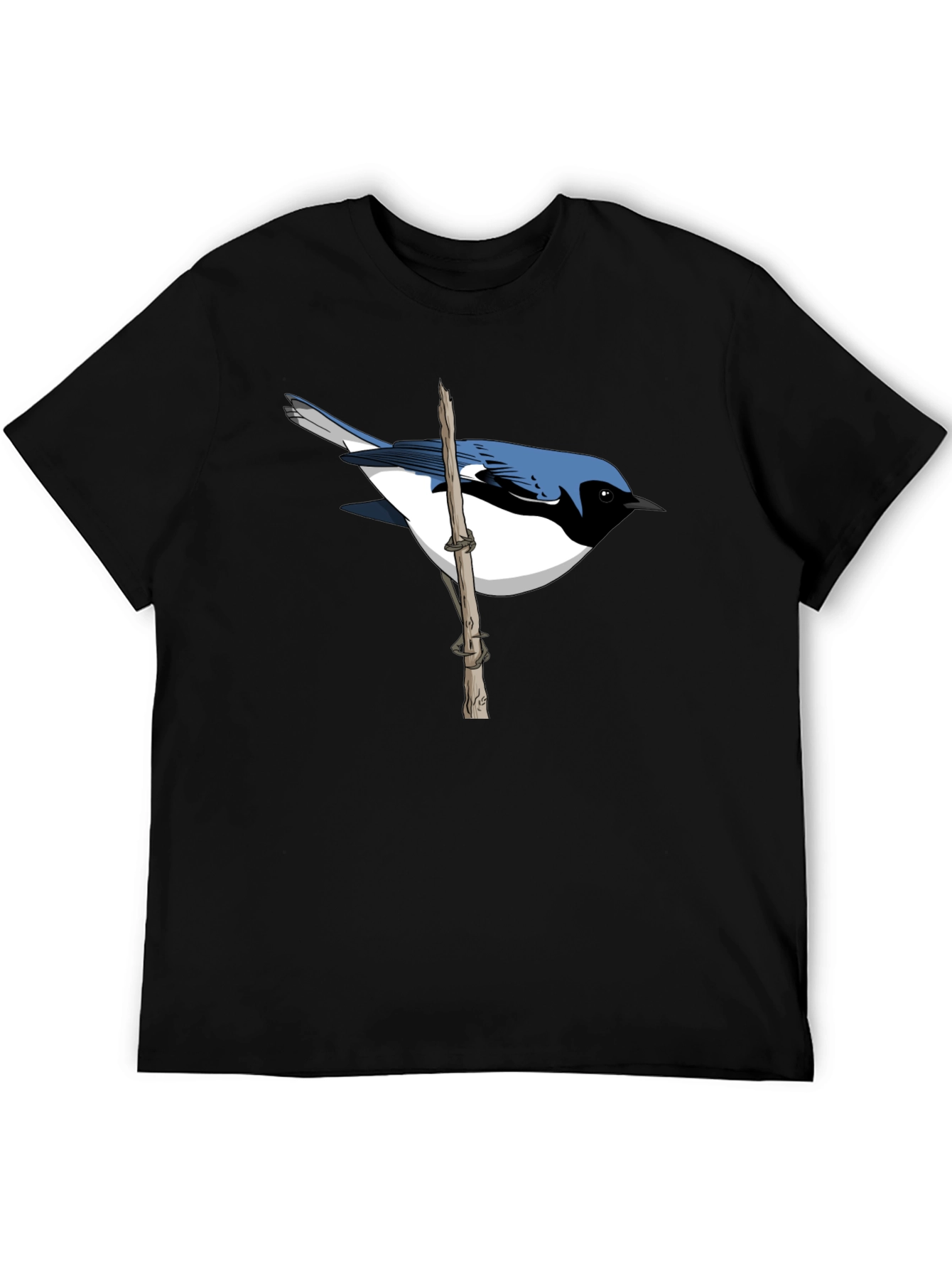 Blue Bird on Branch Graphic Tee