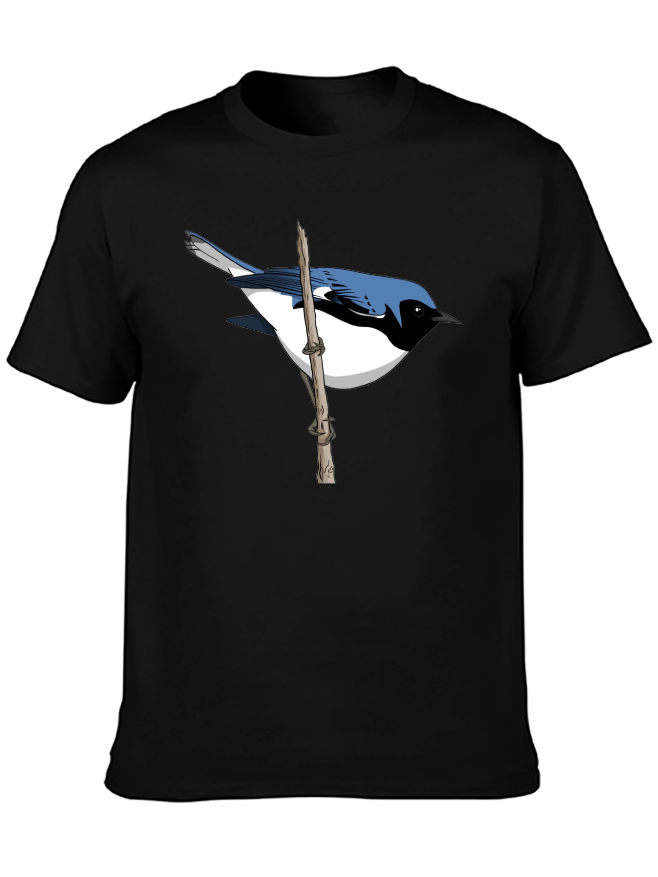 Blue Bird on Branch Graphic Tee