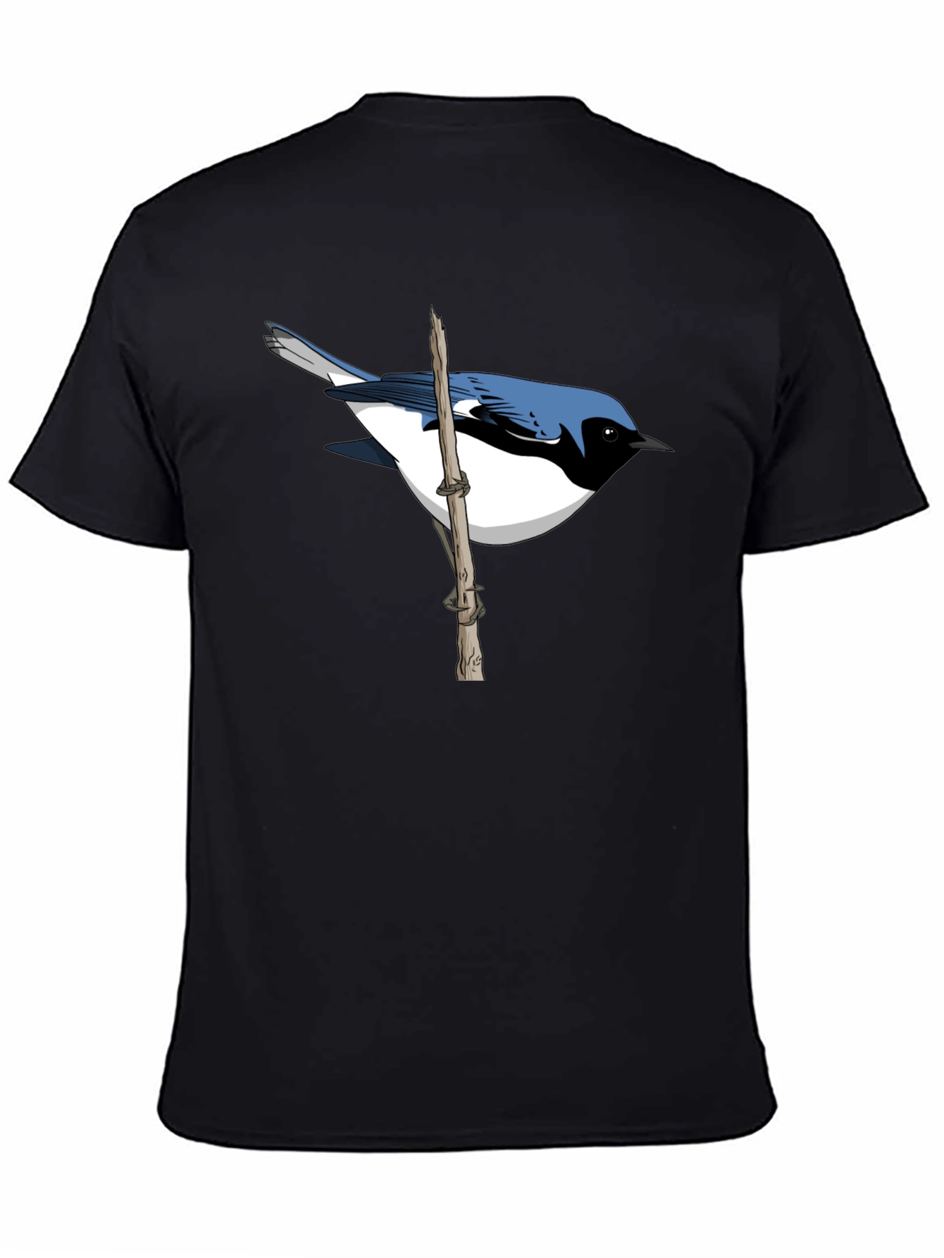 Blue Bird on Branch Graphic Tee
