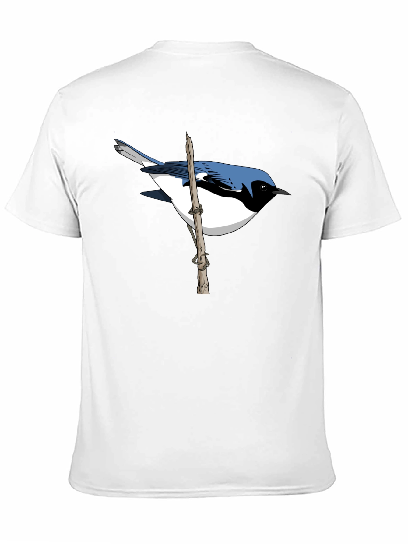 Blue Bird on Branch Graphic Tee