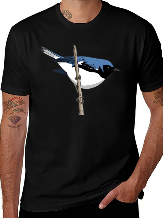 Blue Bird on Branch Graphic Tee