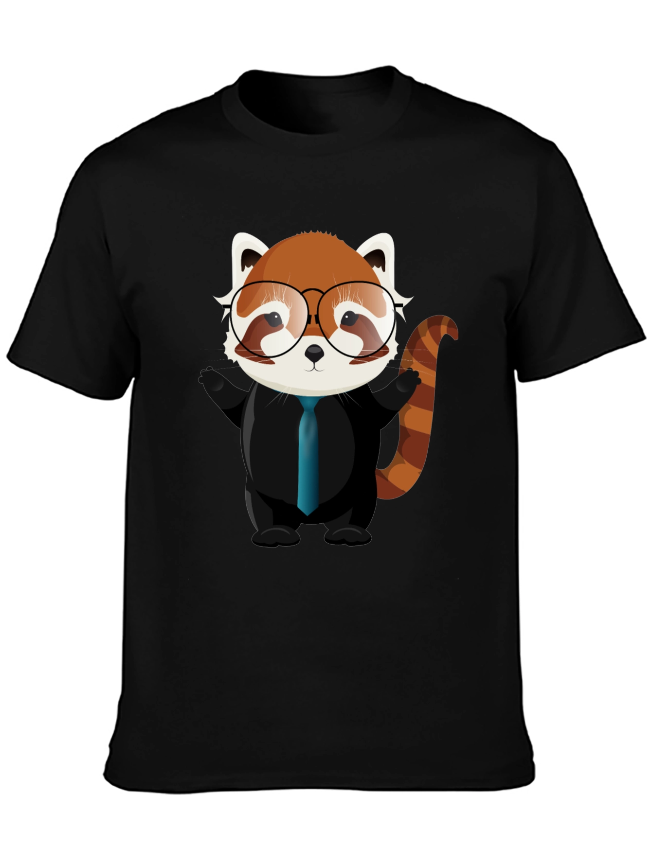 Red Panda in Suit Graphic Tee