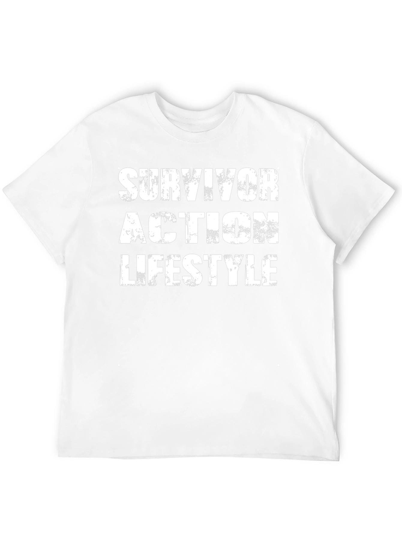 Survivor Action Lifestyle Black Graphic T-Shirt