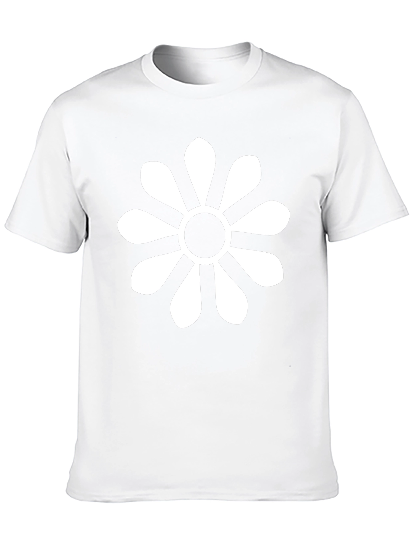 Retro Daisy Black T-Shirt