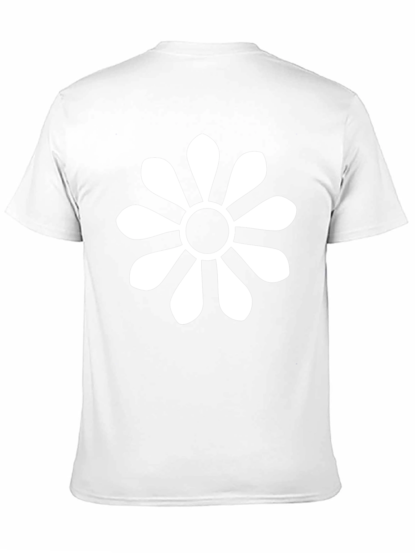 Retro Daisy Black T-Shirt