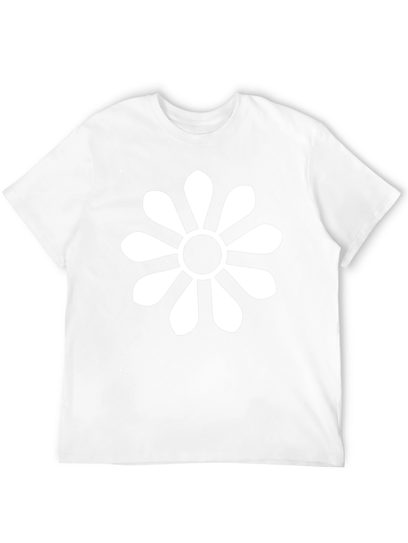 Retro Daisy Black T-Shirt