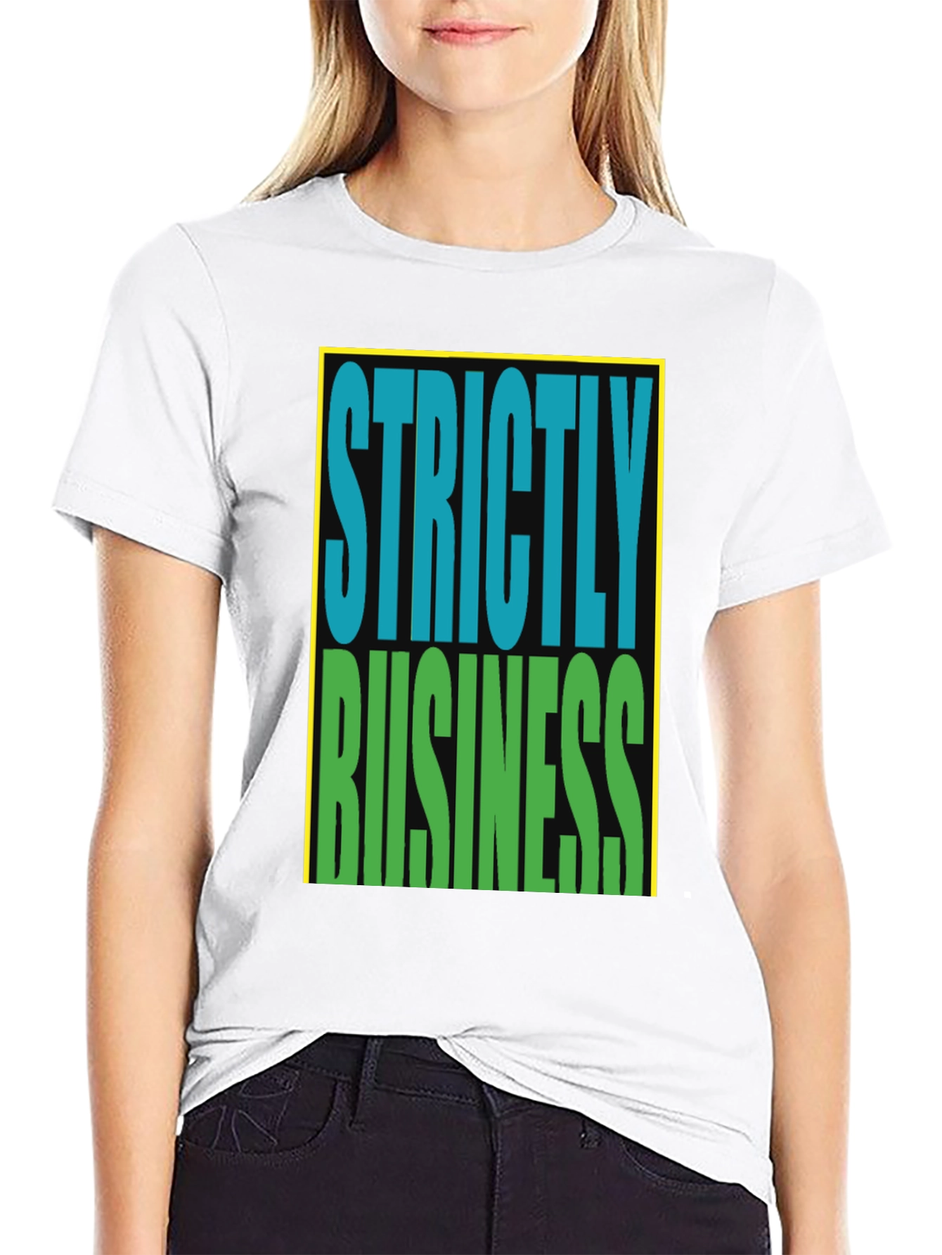 Strictly Business Graphic Tee - Classic Style