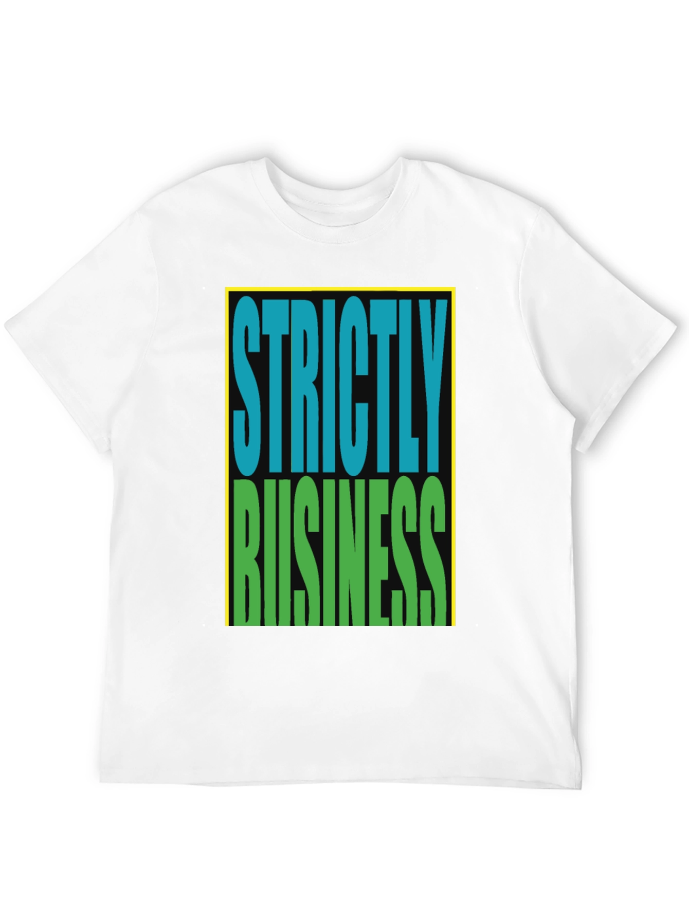 Strictly Business Graphic Tee - Classic Style
