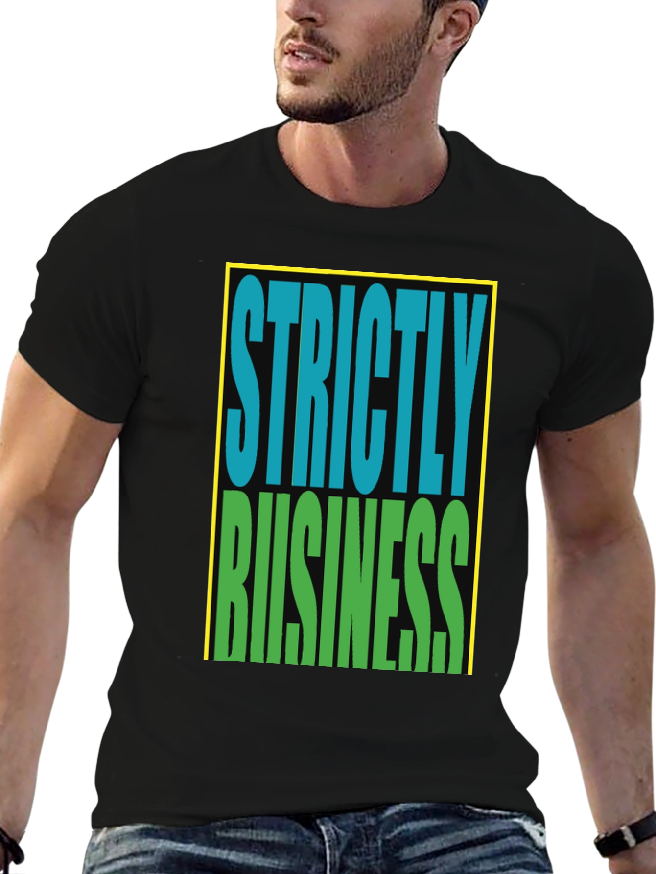 Strictly Business Graphic Tee - Classic Style