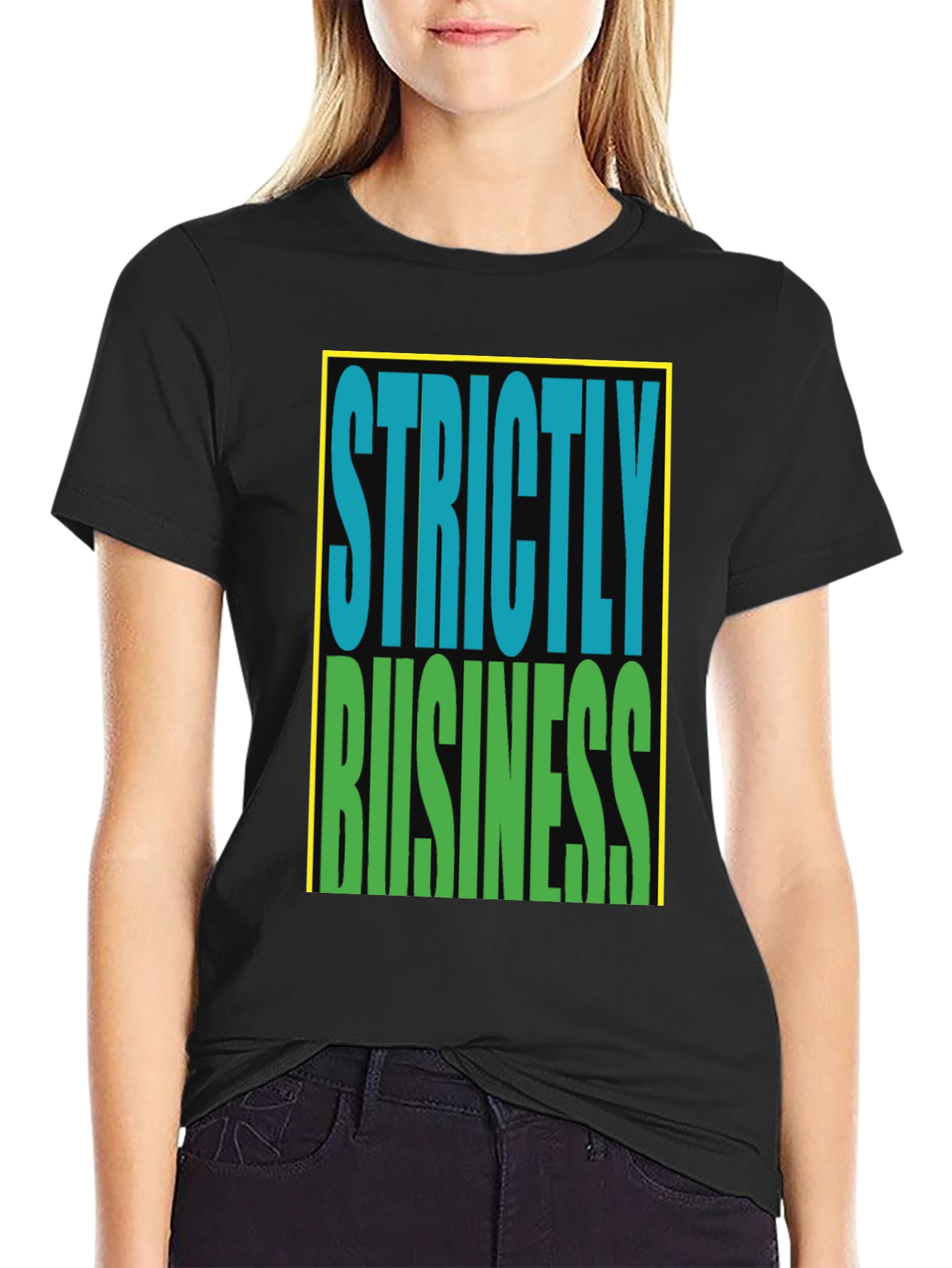 Strictly Business Graphic Tee - Classic Style