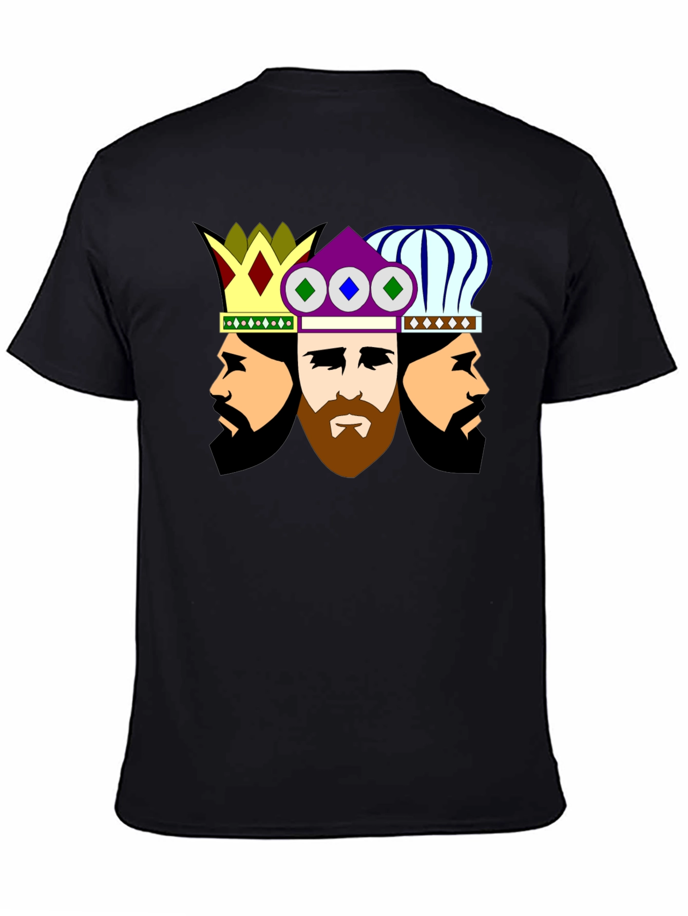 Three Kings Graphic Tee - Stylish Crew Neck T-Shirt