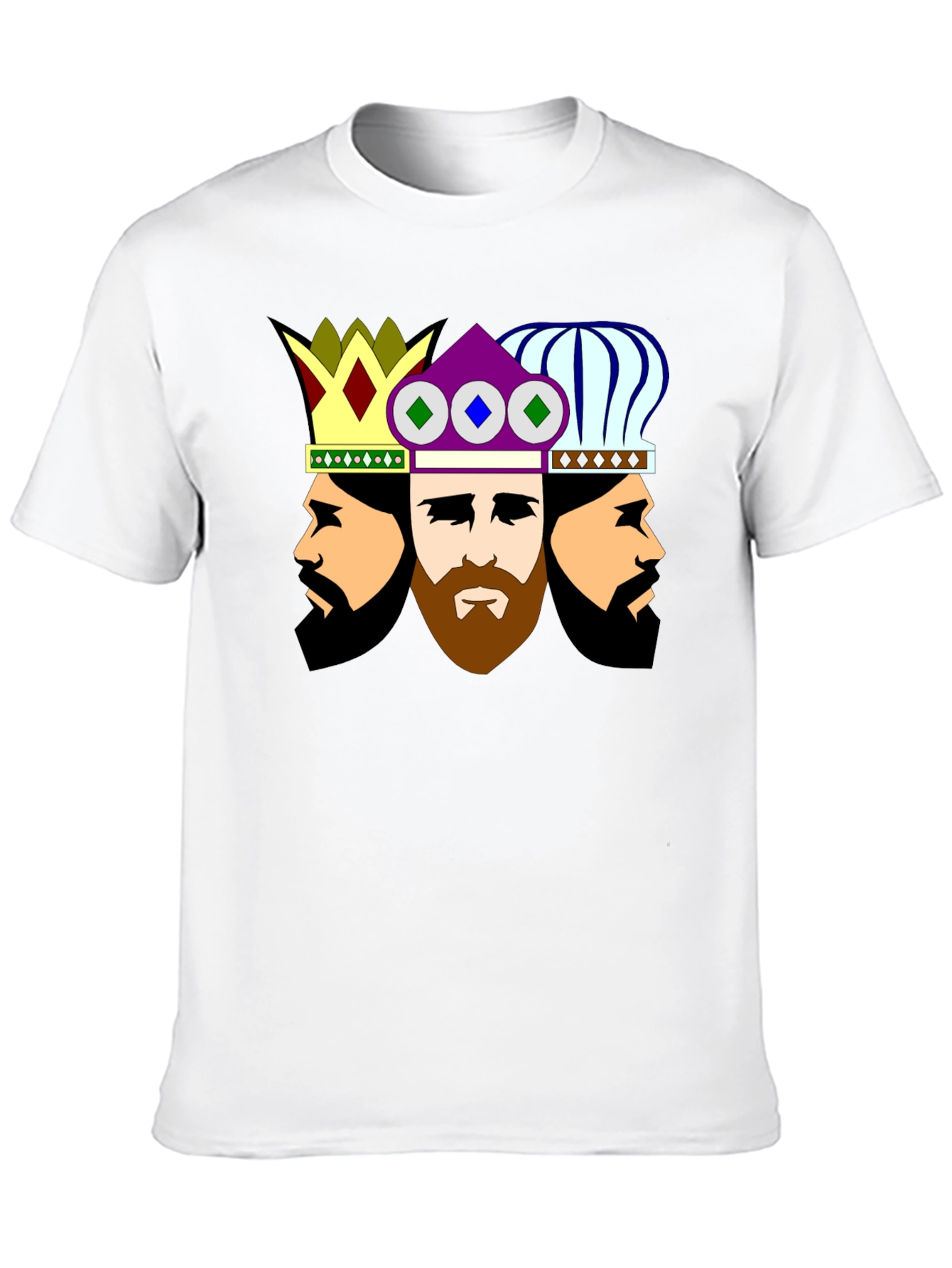 Three Kings Graphic Tee - Stylish Crew Neck T-Shirt