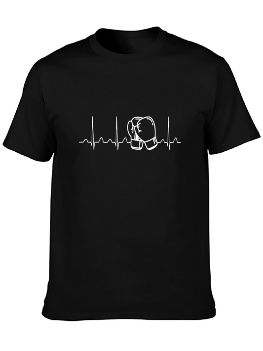 Boxing Heartbeat T-Shirt - Fight Life Tee