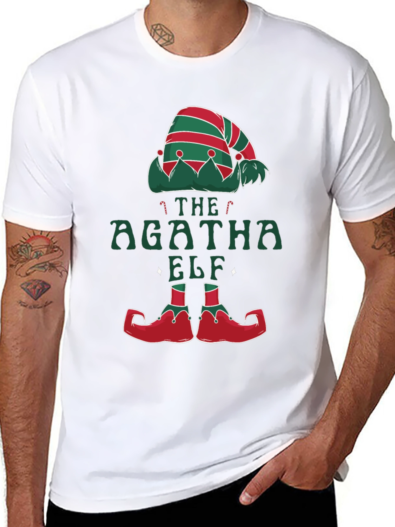 The Agatha Elf Christmas Holiday T-Shirt