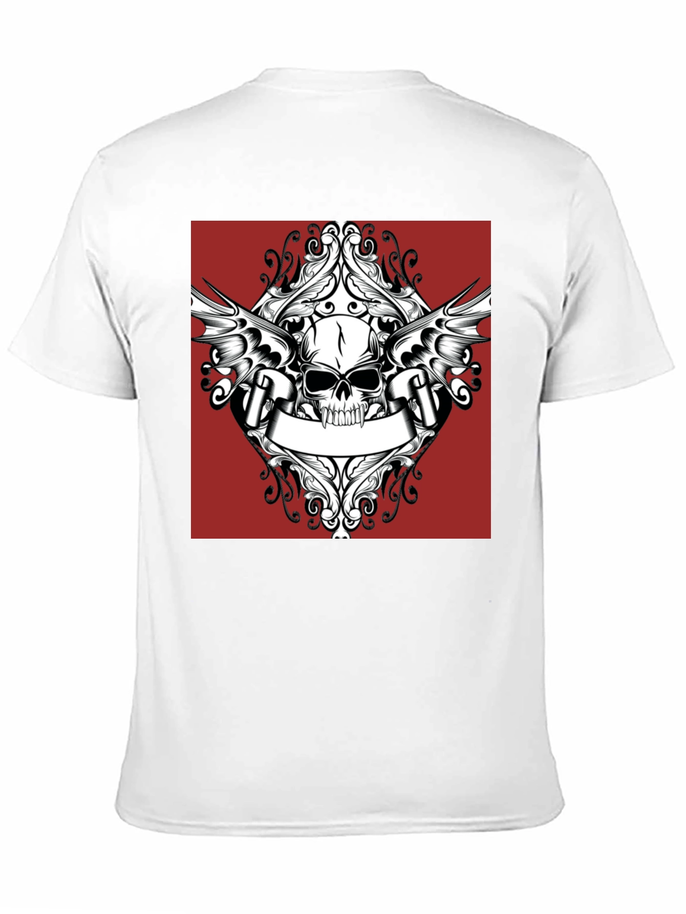Skull Wings T-Shirt - Black