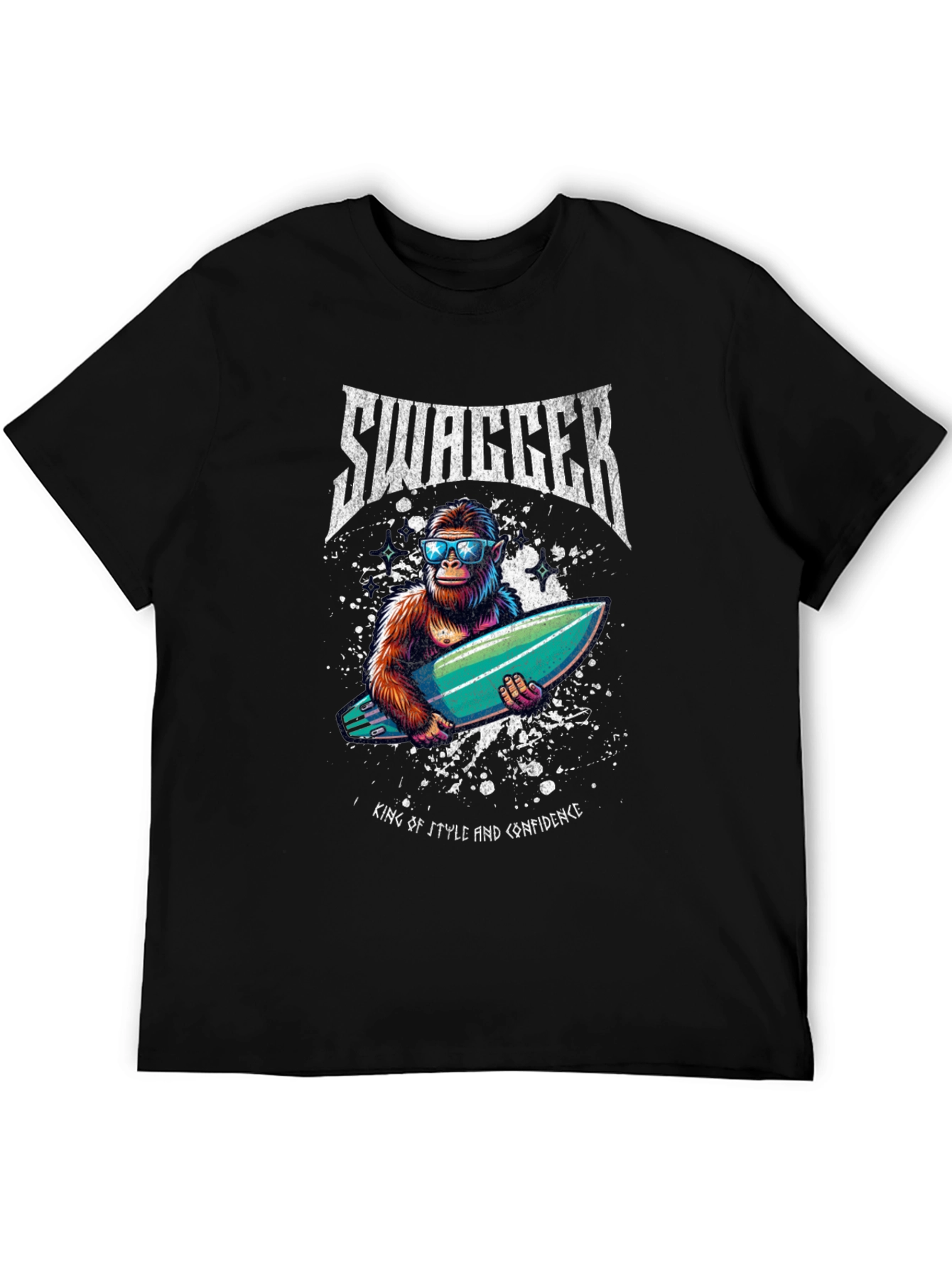 Swagger Ape Surfboard Graphic Tee - King of Style