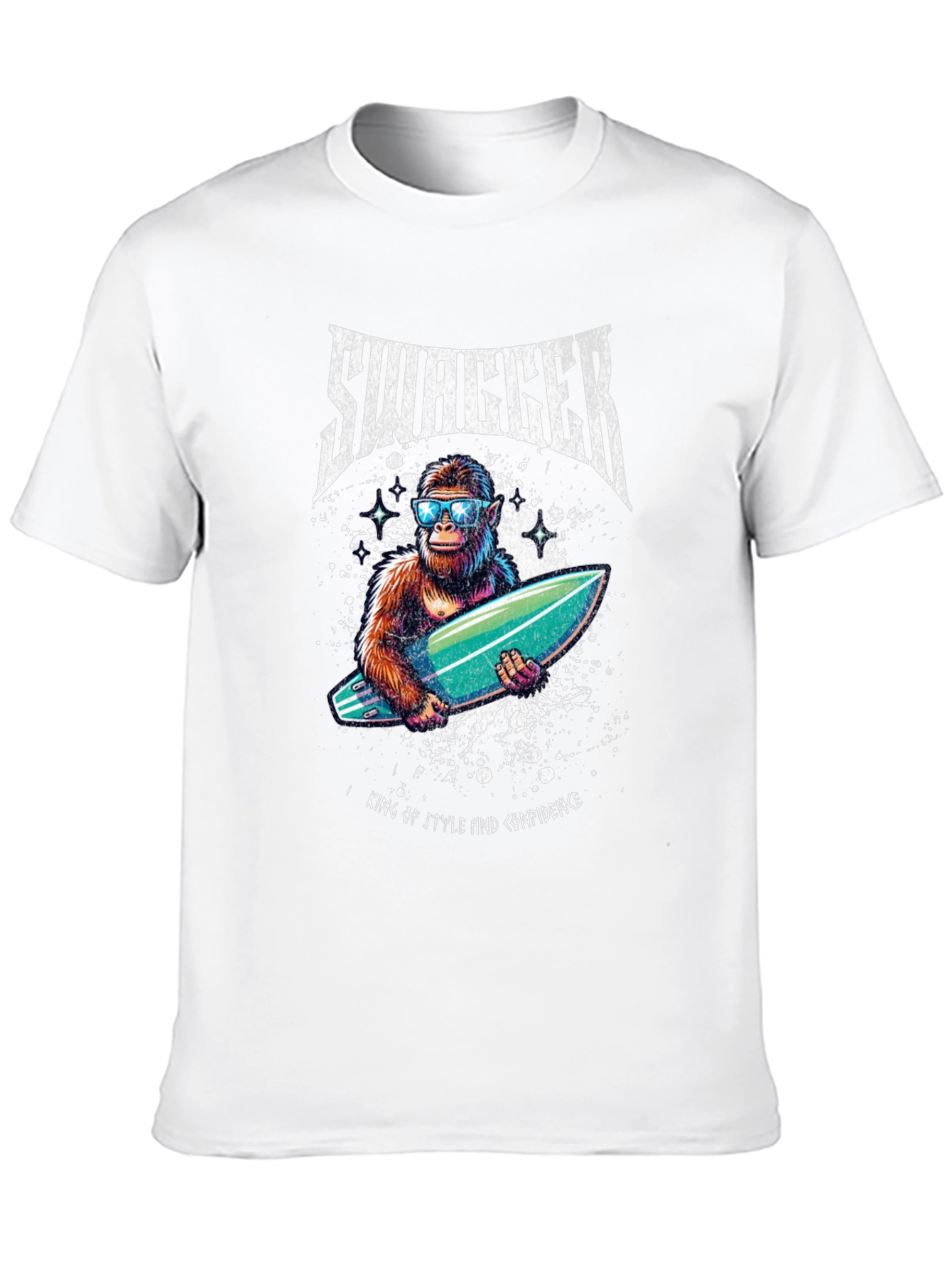 Swagger Ape Surfboard Graphic Tee - King of Style