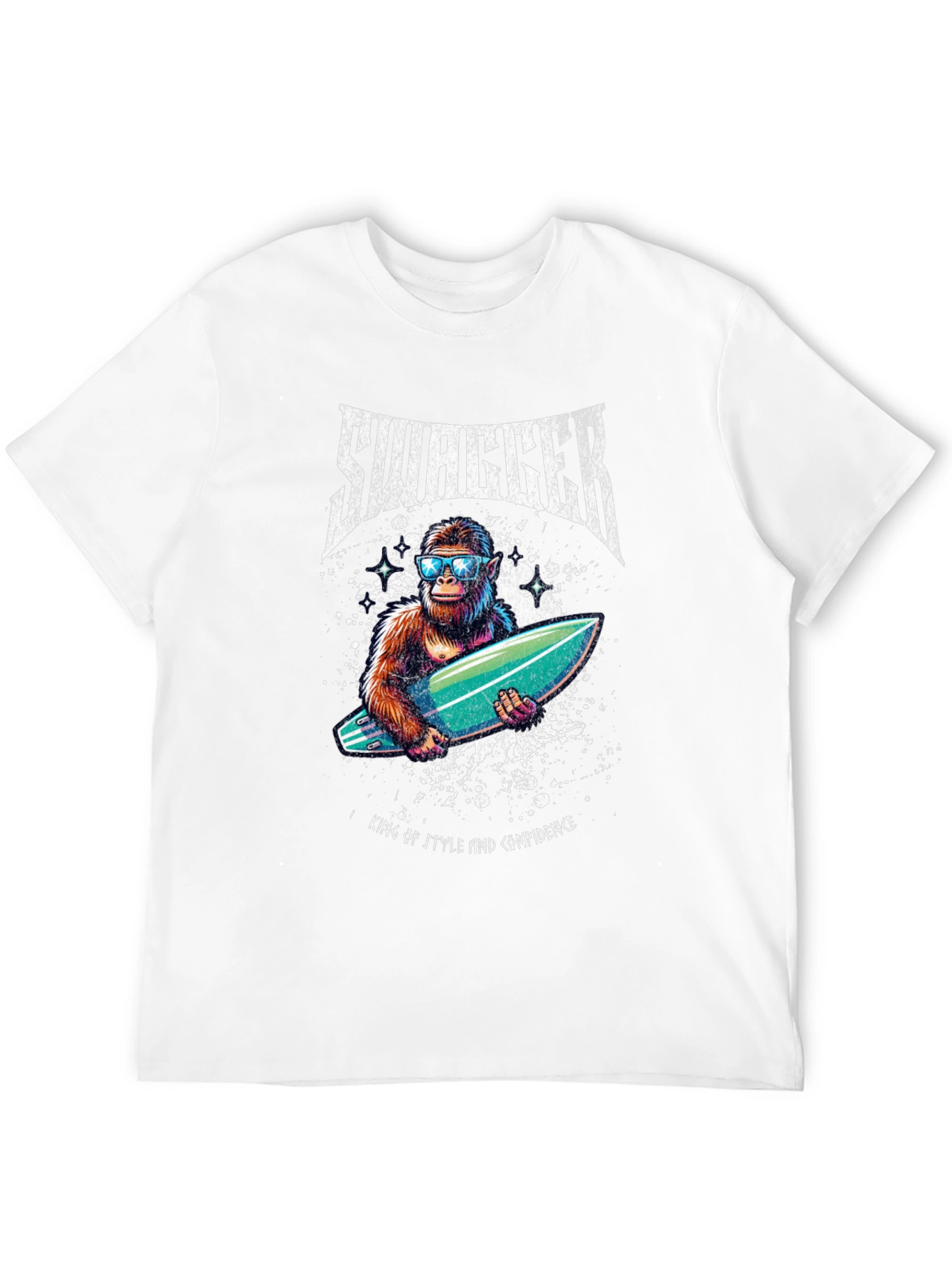 Swagger Ape Surfboard Graphic Tee - King of Style