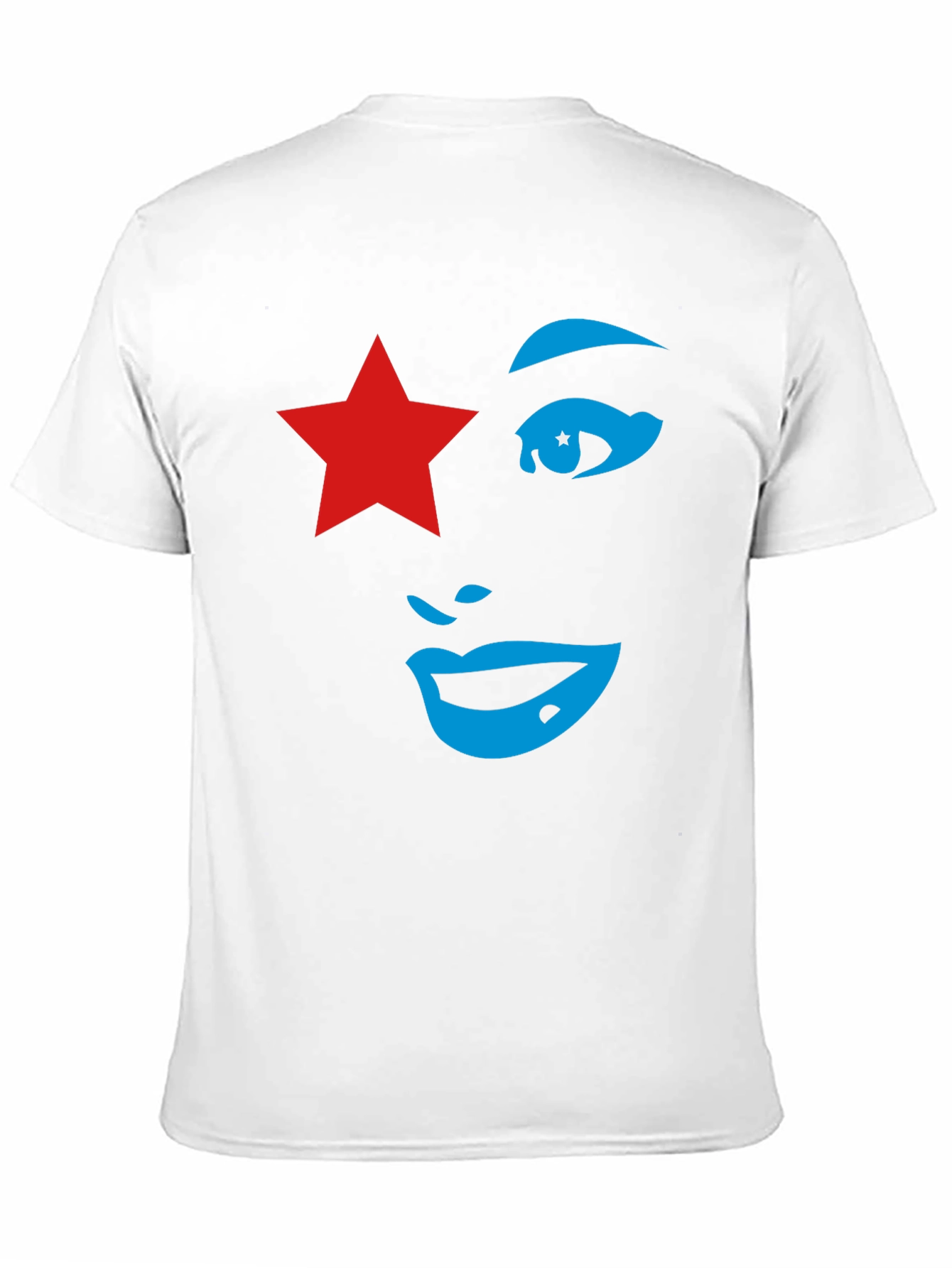 Star Face Graphic Tee - Unique Style