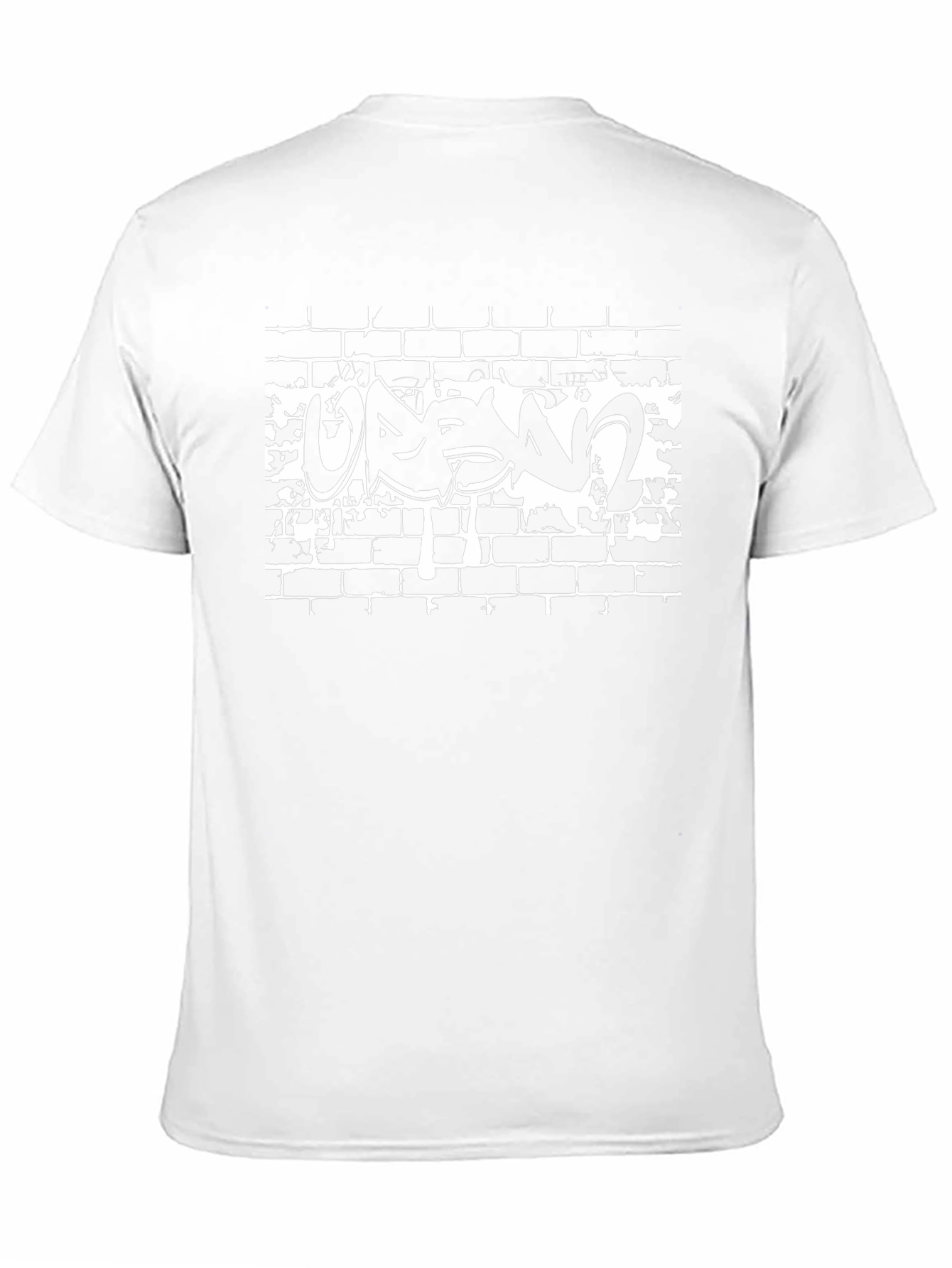 Urban Graffiti Brick Wall Graphic Tee