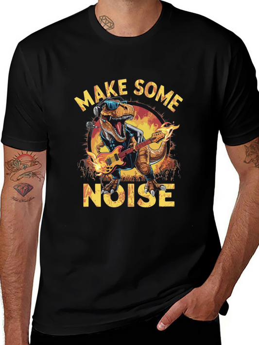 Rock and Roll Dinosaur Graphic Tee
