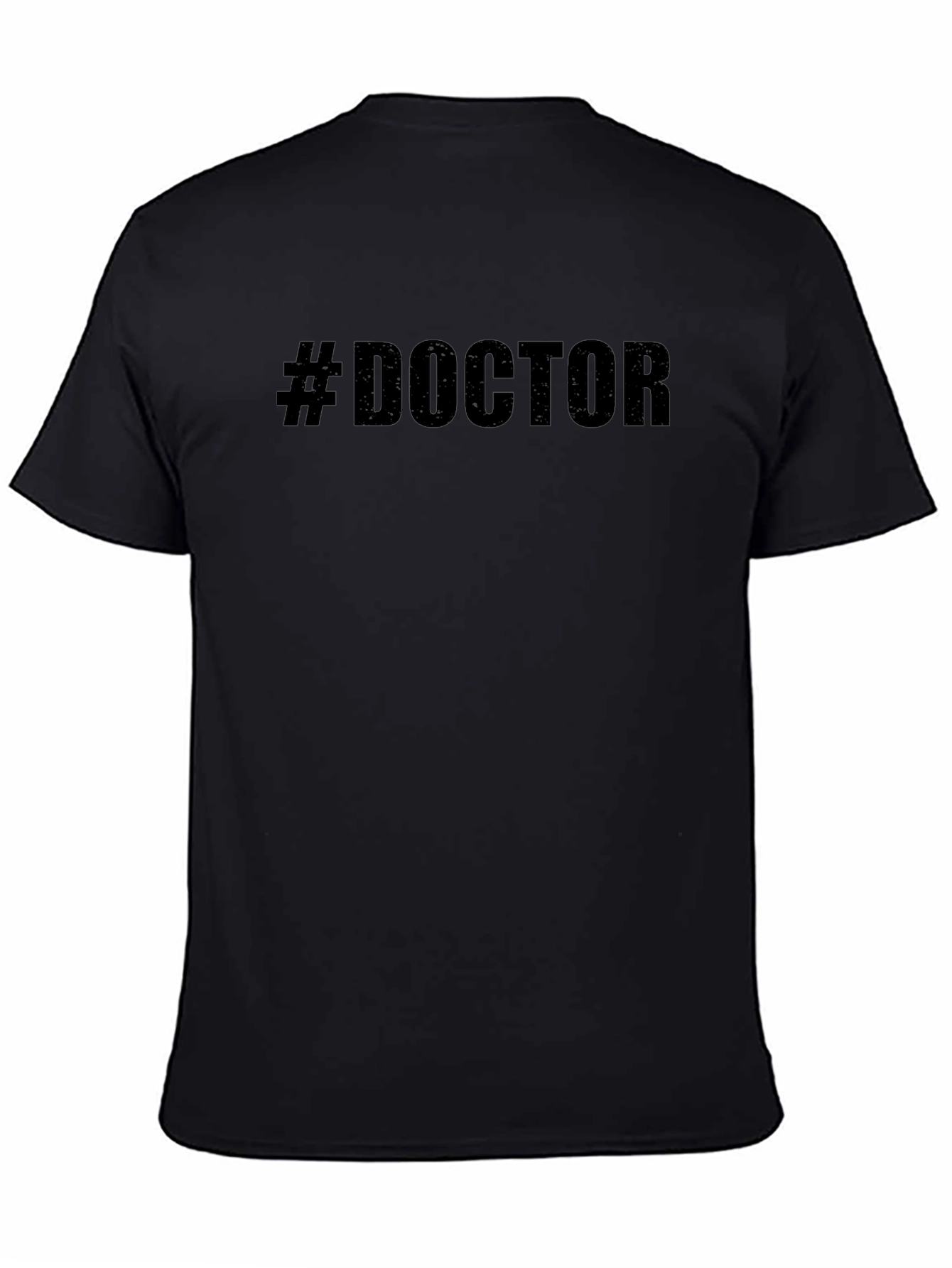 #Doctor Black T-Shirt - Medical Profession Pride