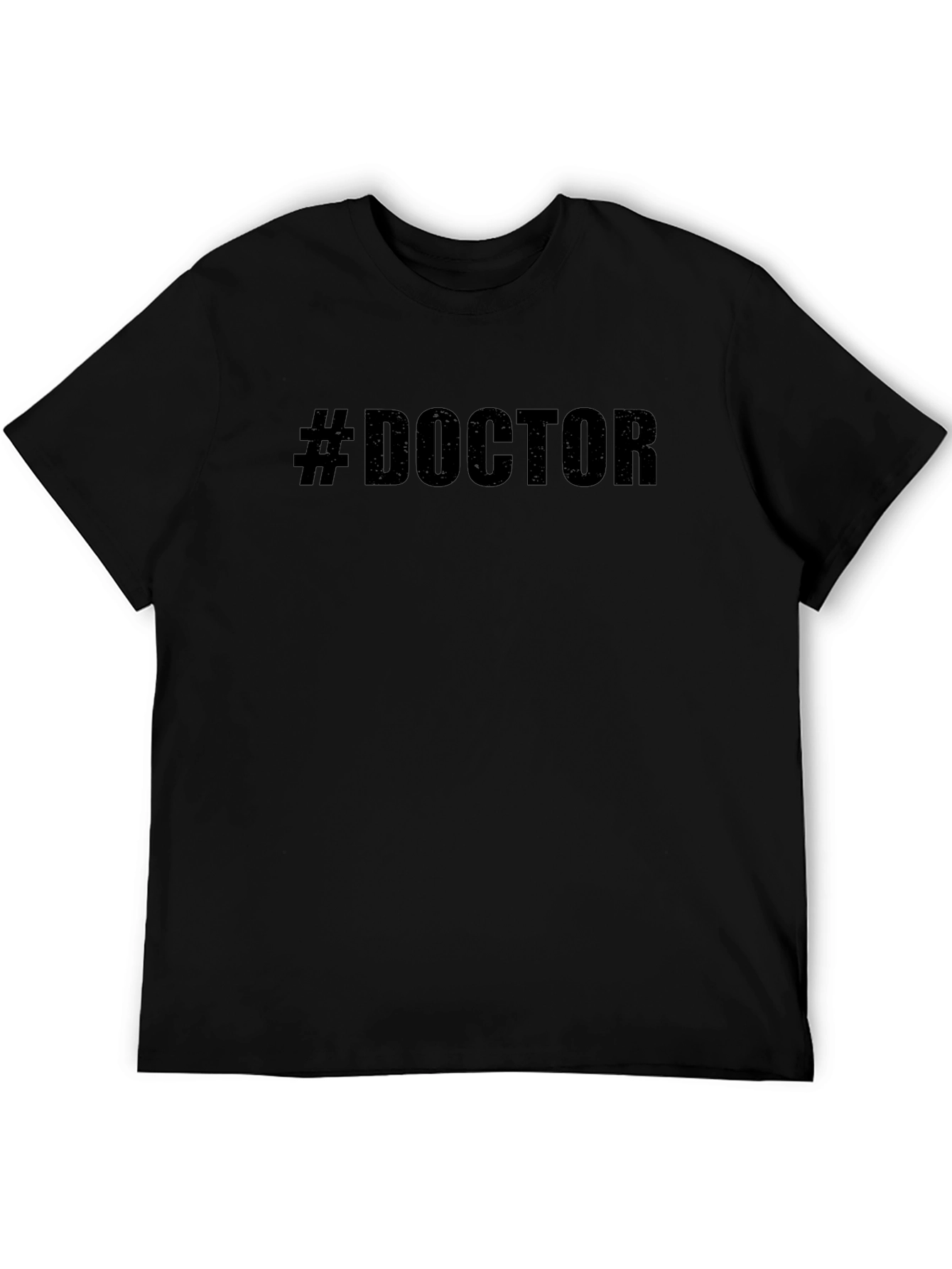 #Doctor Black T-Shirt - Medical Profession Pride