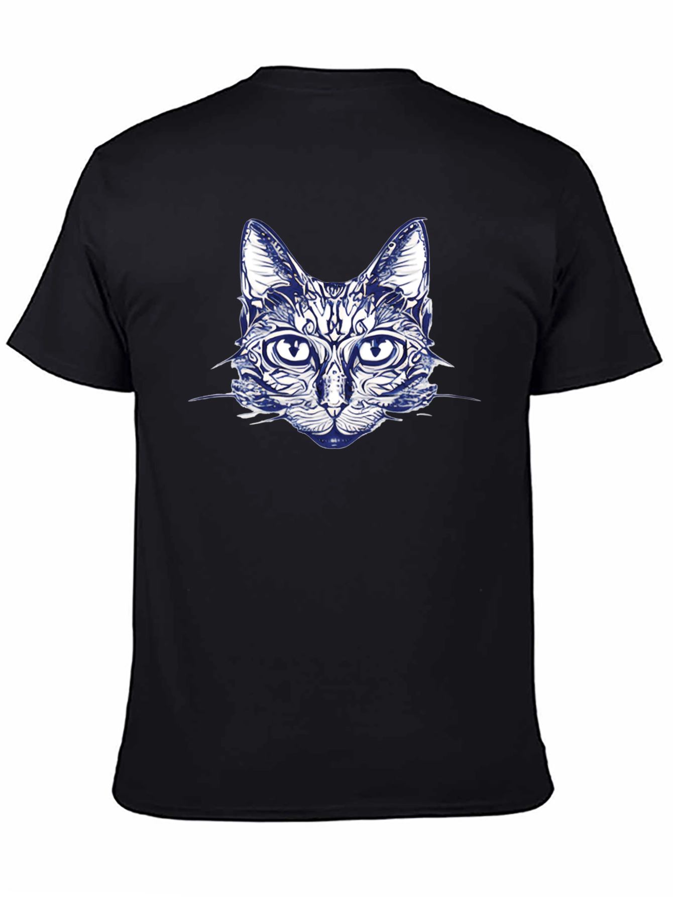 Cool Cat Graphic T-Shirt - Black